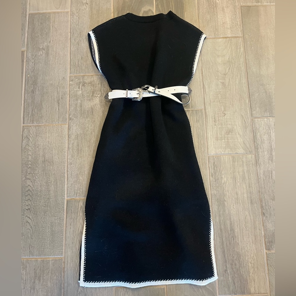 Beautiful black knit dress